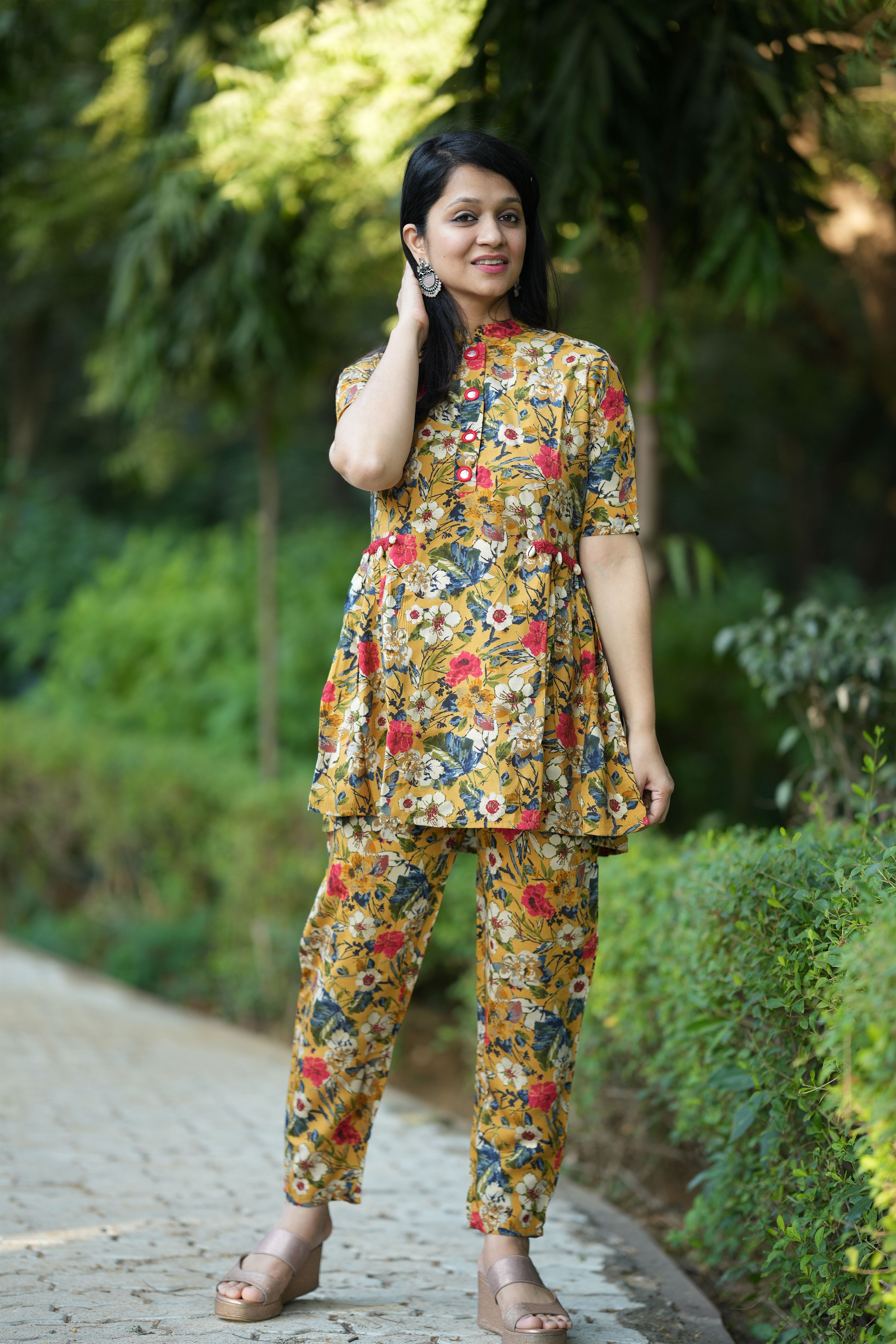 Alpha Muslin Silk Co-ord Set