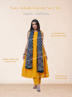 Tanvi Khadi Cotton Suit Set