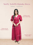 Steffy Schiffli Hakoba cotton Dress