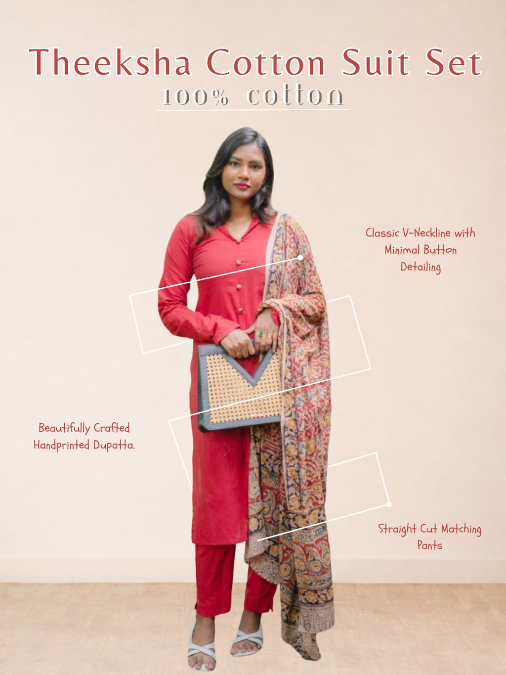 Theeksha Cotton Suit Set