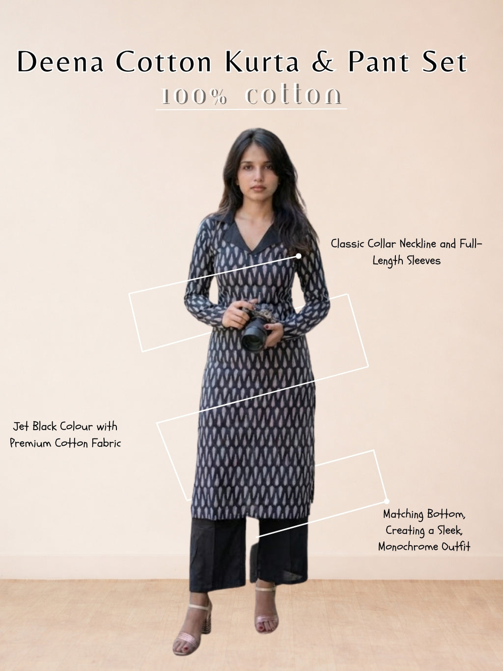 Deena Cotton Kurta & Pant Set