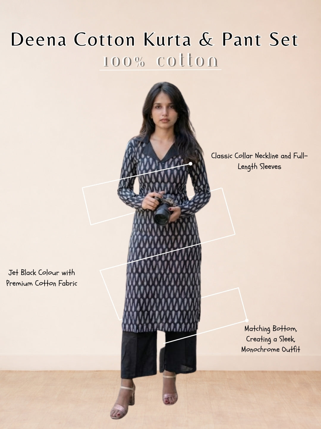Deena Cotton Kurta & Pant Set