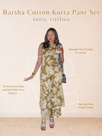 Barsha Cotton Kurta Pant Set