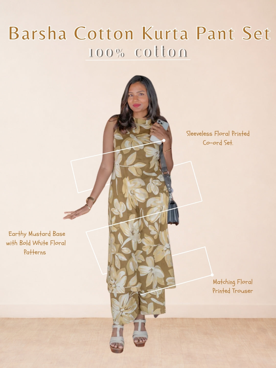 Barsha Cotton Kurta Pant Set