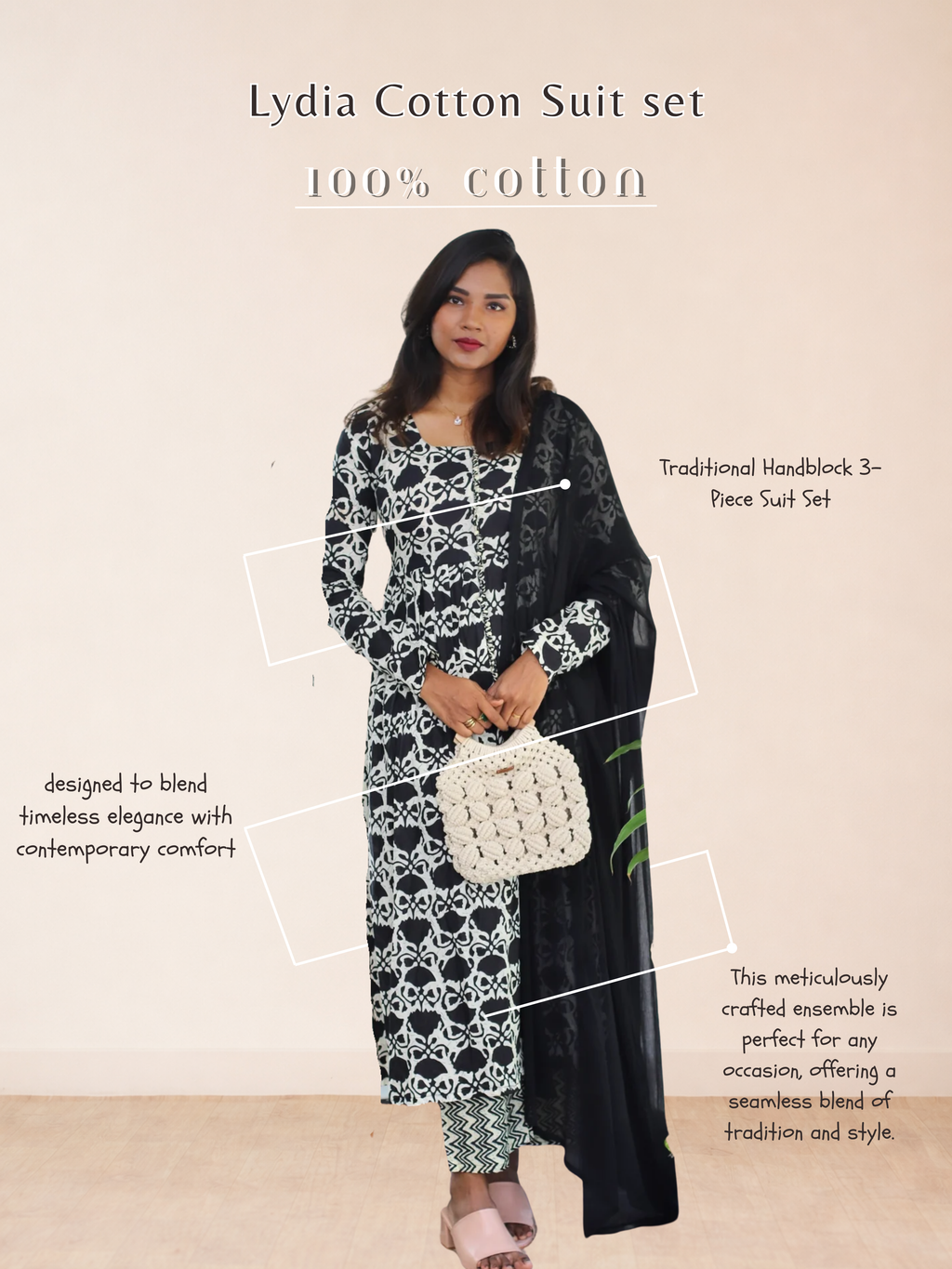 Lydia Cotton Suit set