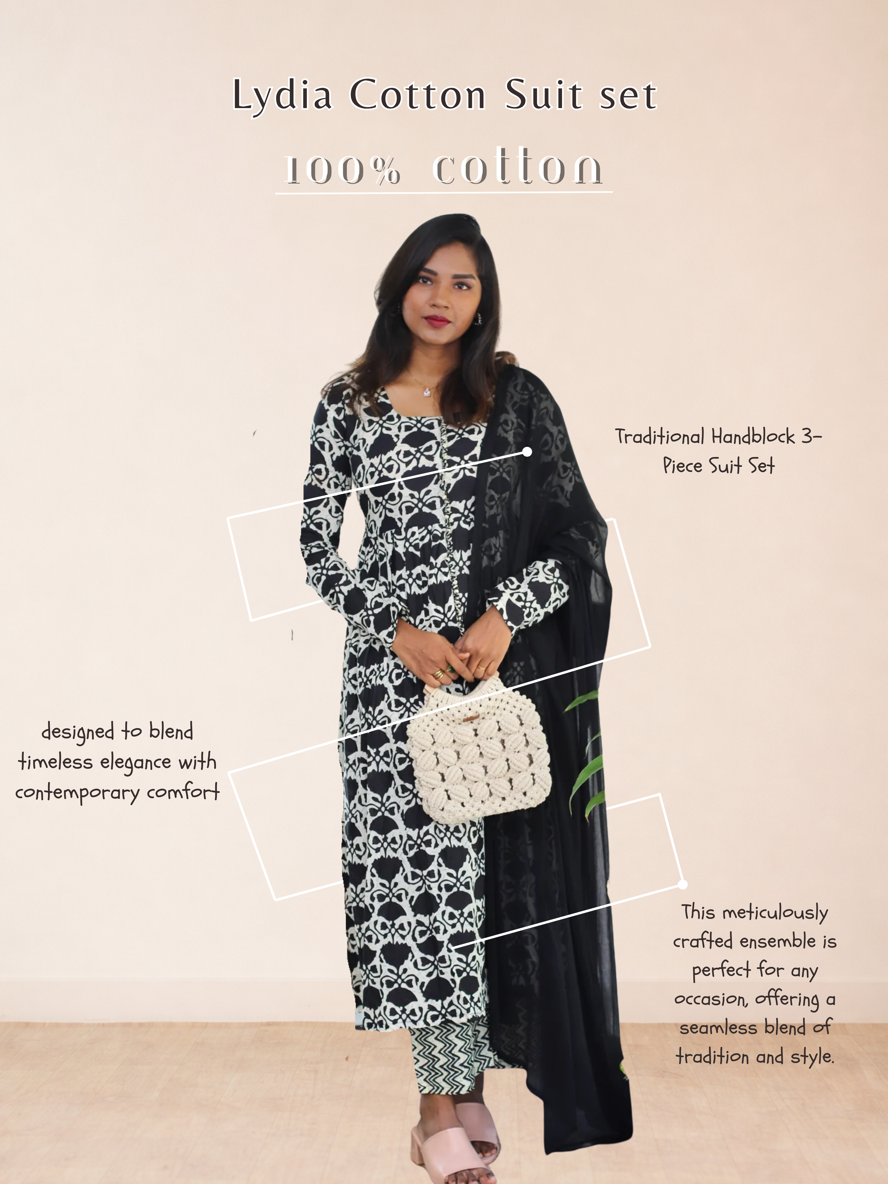 Lydia Cotton Suit set