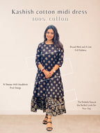 Kashish cotton midi dress
