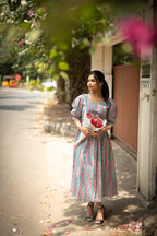 Evana Handblock Cotton Suit Set