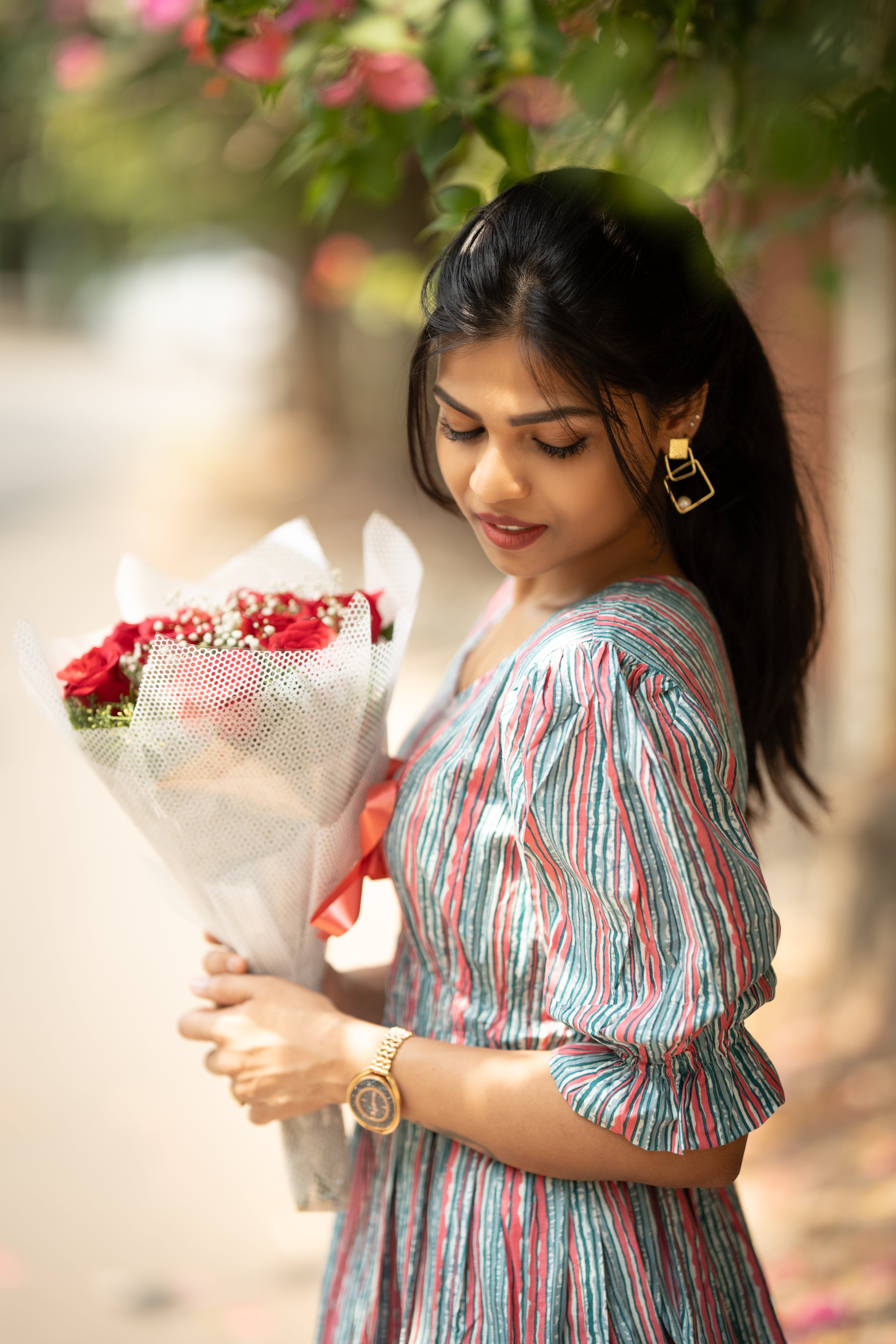 Evana Handblock Cotton Suit Set