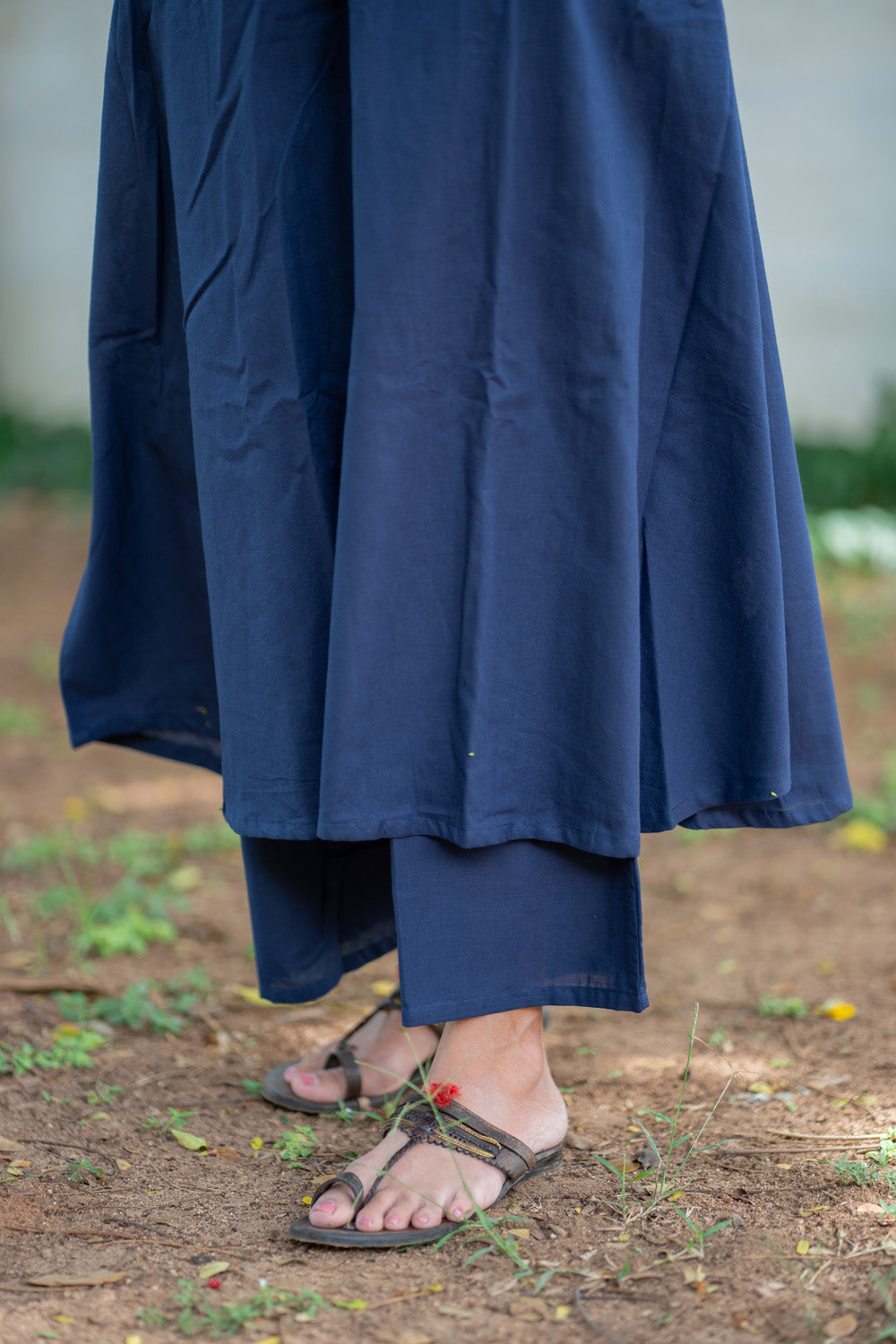Tiksha suit set - kurti hem and matching straight-fit pant